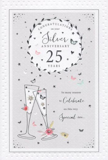 Picture of SILVER ANNIVERSARY CARD
